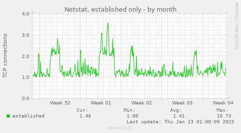 Netstat, established only